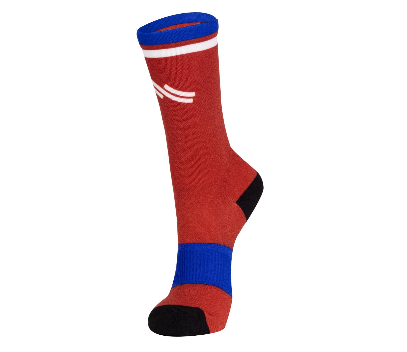 Cycle Lab Printed Red Unisex Socks 
