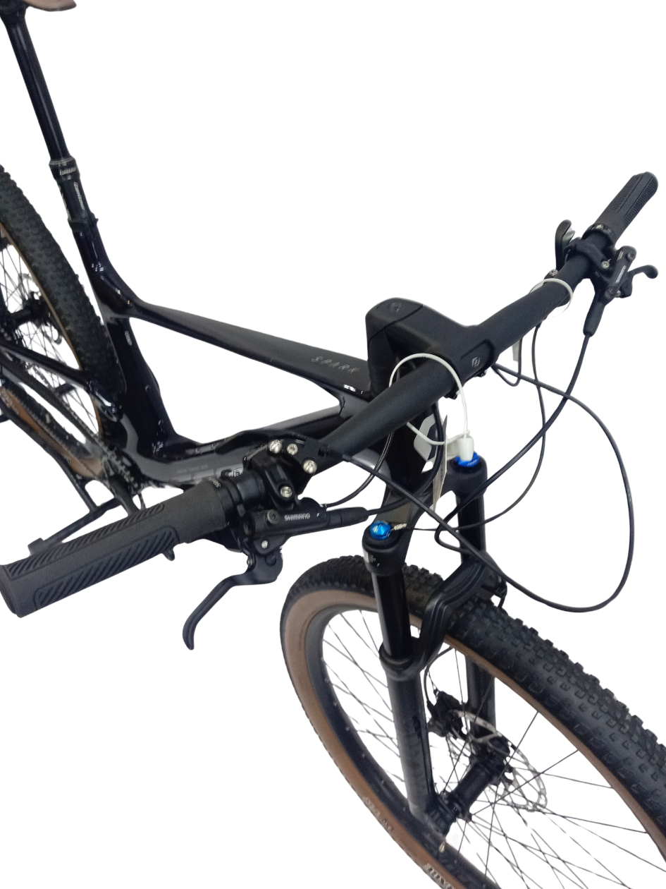 Pre-Owned Scott Spark Comp Carbon Dual Suspension Mountain Bike - Large