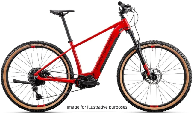 Demo Titan Nitric Sport Aluminium Hardtail Mountain E-Bike 2024 29" RED L
