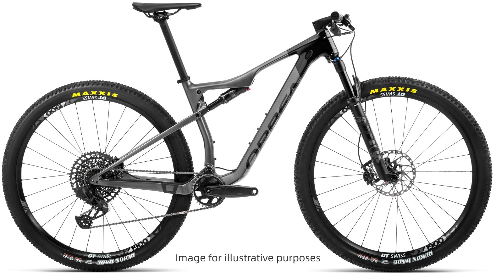 Demo Orbea Oiz M11 AXS Carbon Dual Suspension Mountain Bike 2022 - Medium