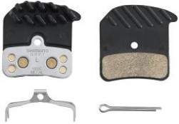 Shimano H03C Metal MTB Disc Brake Pads   4-Piston with Cooling Fins