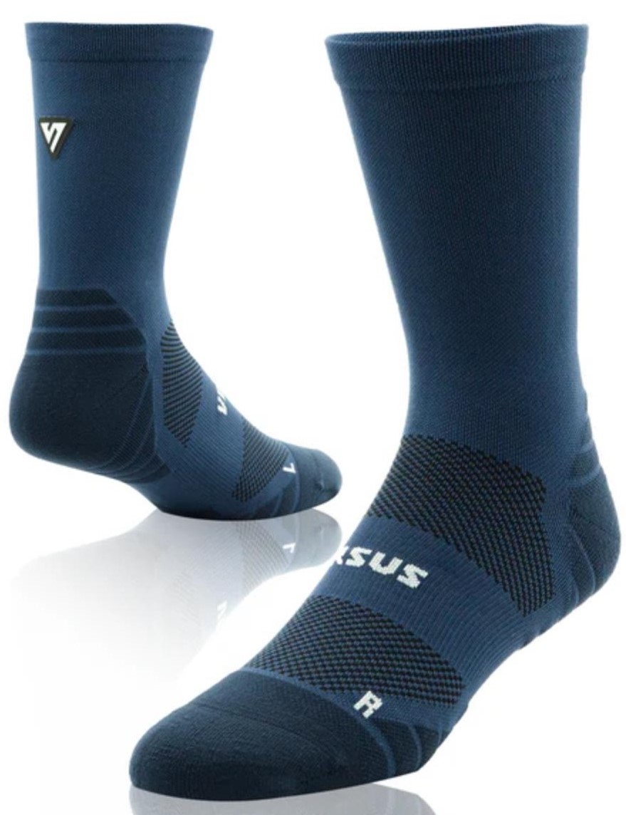 Versus Classic Navy Active Crew Tab Unisex Socks 