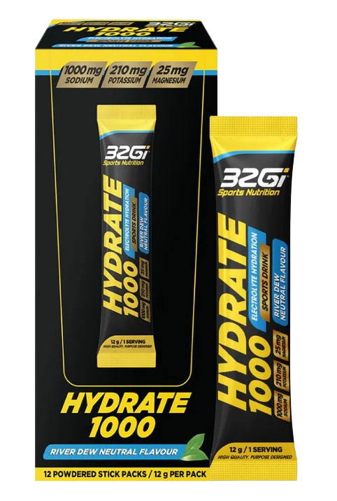 32GI Hydrate 1000 Pack of 12 Sachets