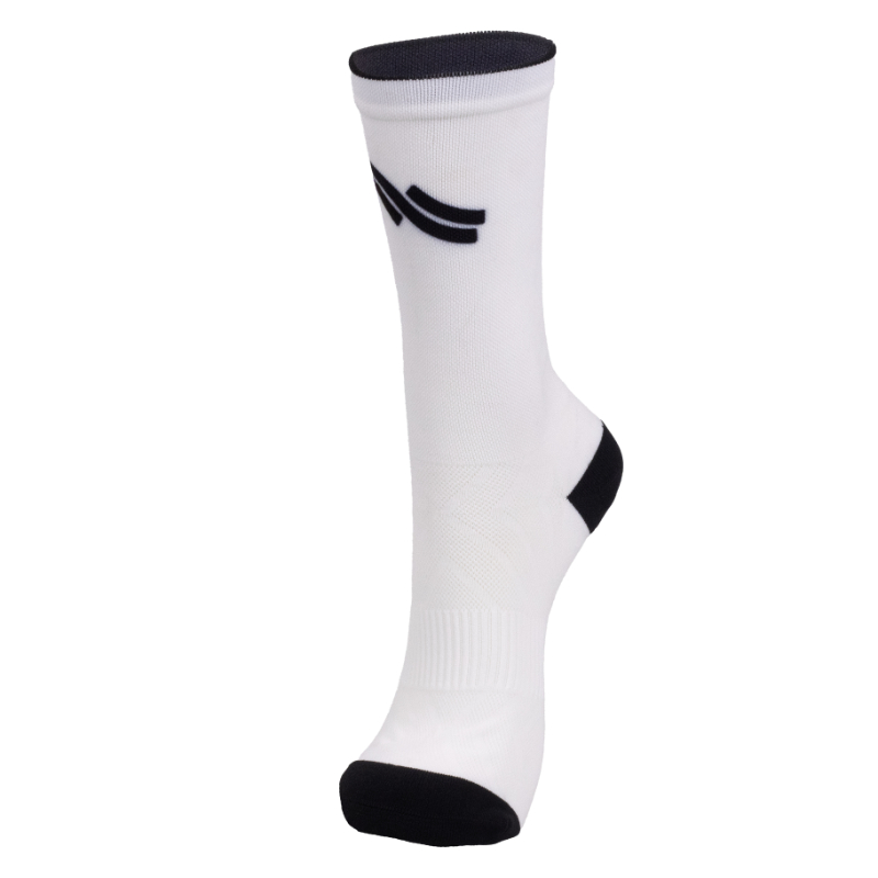 Cycle Lab Printed Solid White Unisex Socks