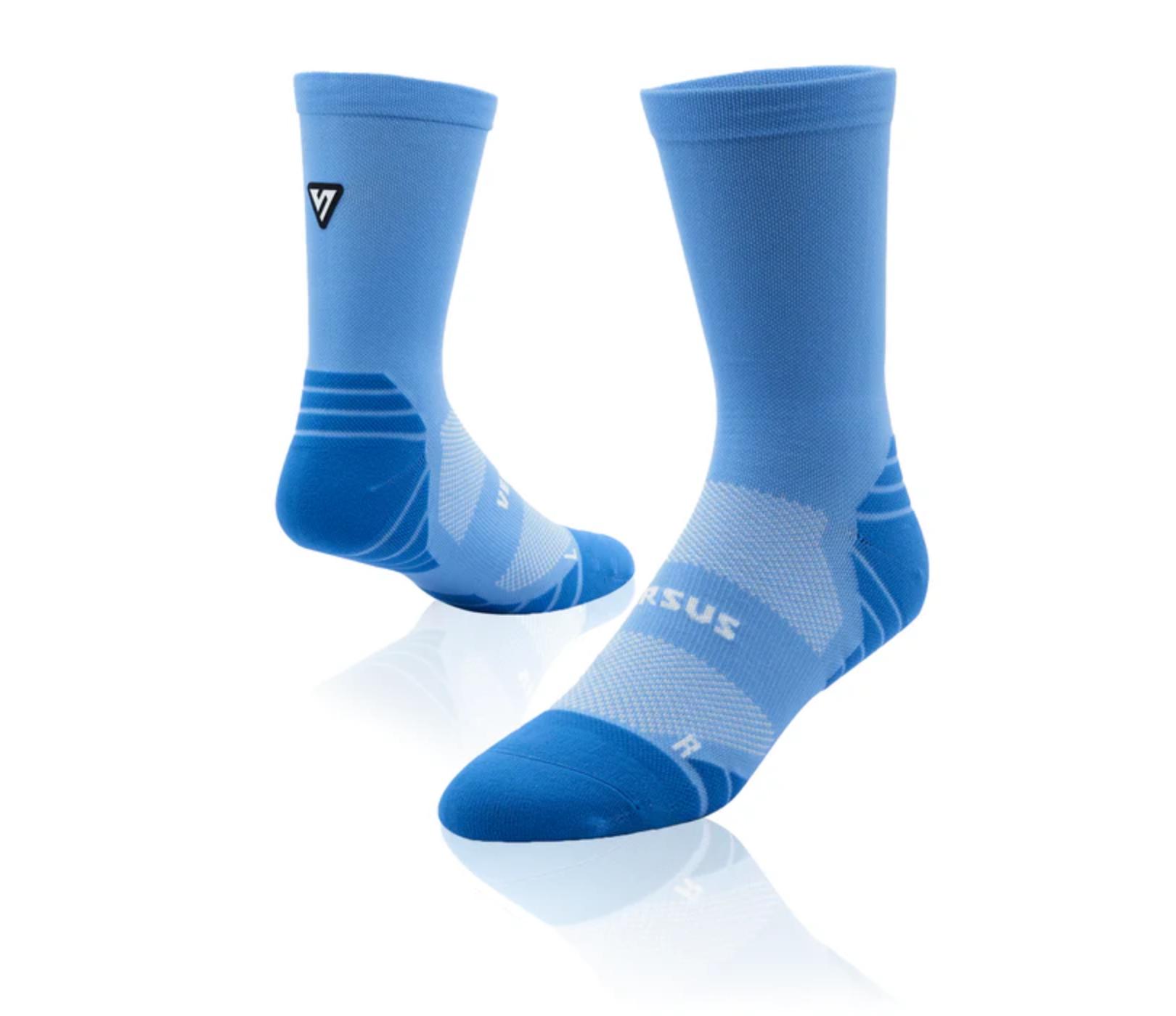Versus Classic Blue Active Crew Tab Unisex Socks 