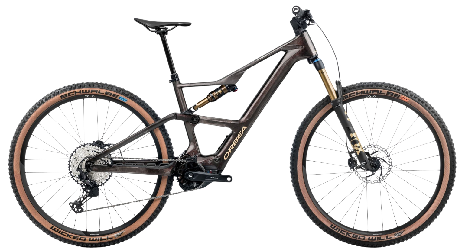 Orbea Rise SL M10 630Wh Carbon Dual Suspension Mountain eBike 2025