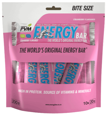 PVM Energy Bite Size 20g Bars - Bag of 10