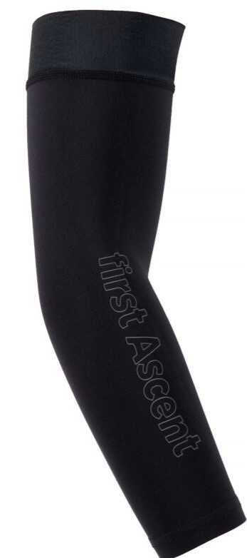 First Ascent Unisex Black Flex Arm Warmer