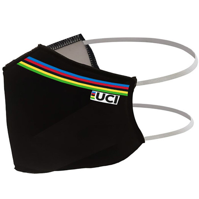 Santini Unisex Black Face Mask