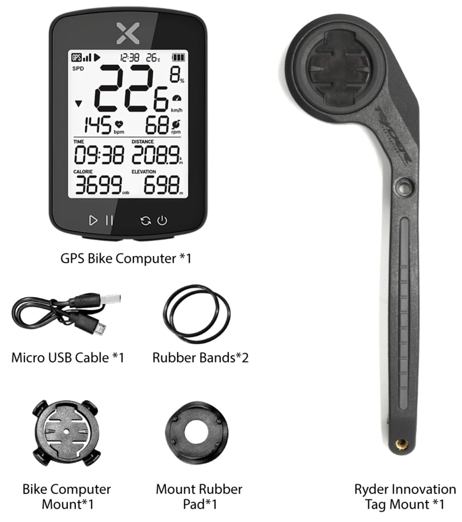 Xoss G+ V2 Computer+ Ryder Outfront Mount 