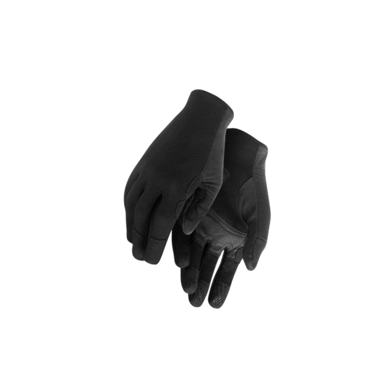 Assos Trail FF Long Finger Black Glove