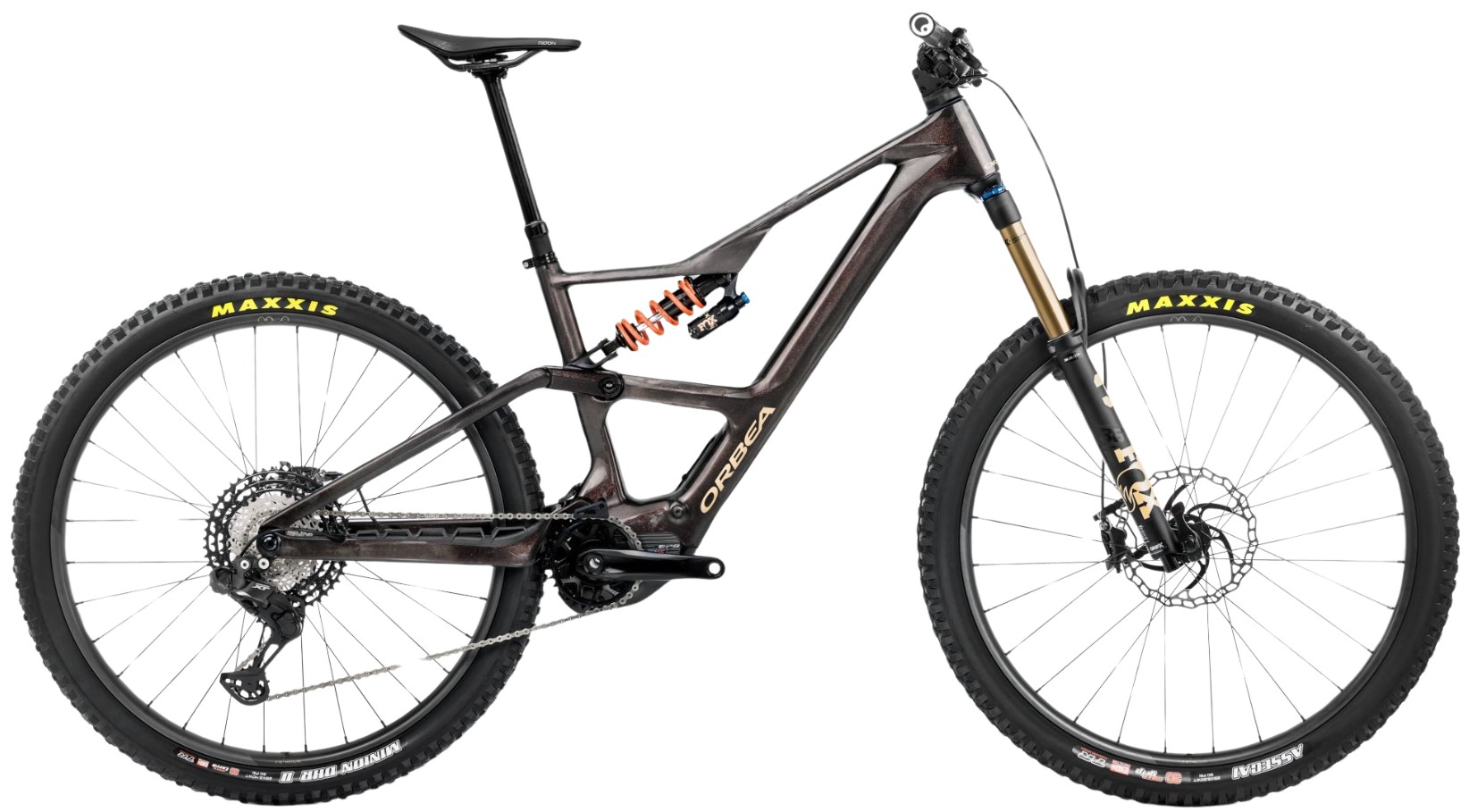 Orbea Rise LT M-Team 630Wh Carbon Dual Suspension Mountain eBike 2025