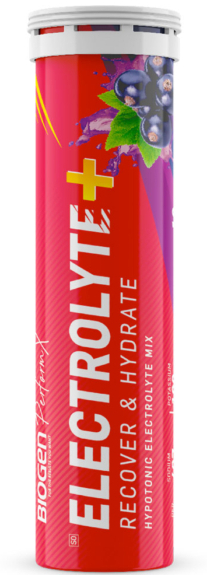 Biogen Electrolyte+ 10 Tablets - Blackcurrent 