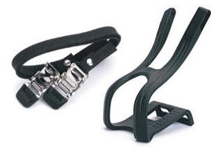 Ryder Toe Clip Pedals With Straps