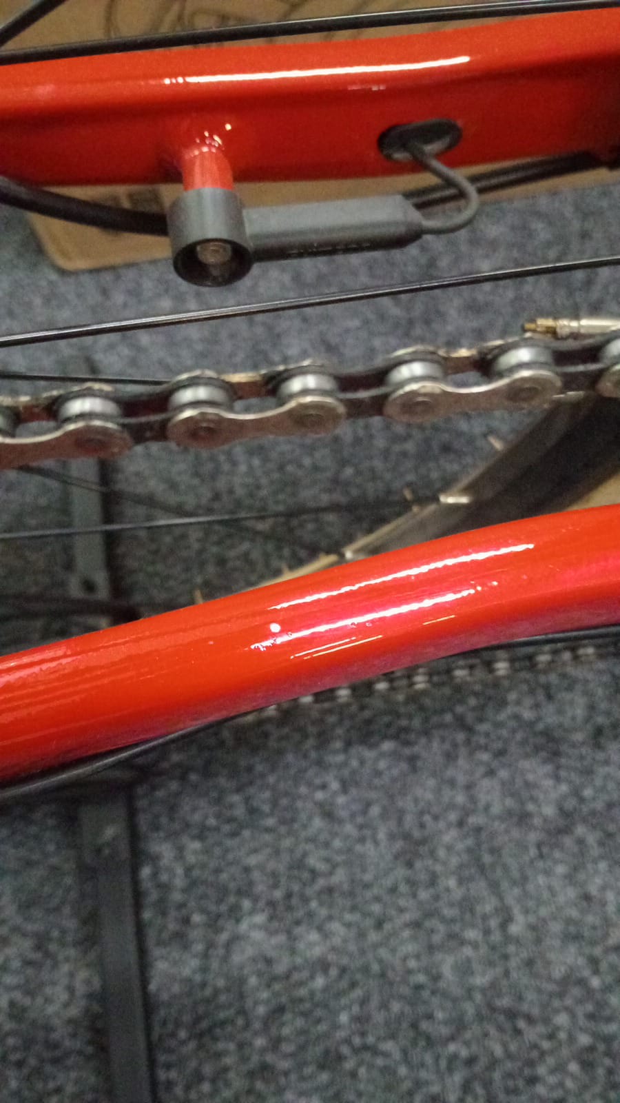 Demo Titan Nitric Sport Aluminium Hardtail Mountain E-Bike 2024 29" RED L