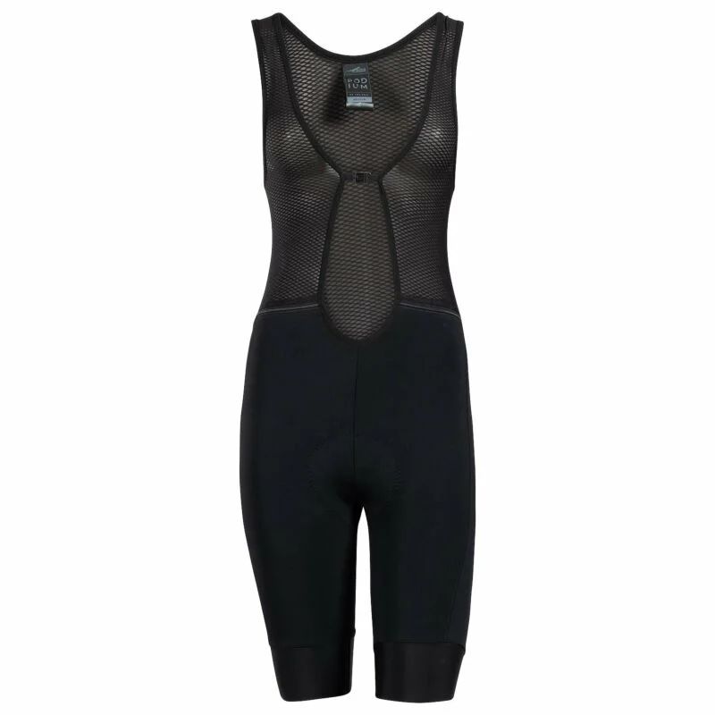 First Ascent Black Podium Ladies Bib Shorts