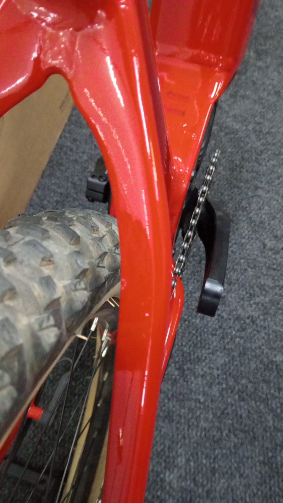 Demo Titan Nitric Sport Aluminium Hardtail Mountain E-Bike 2024 29" RED L