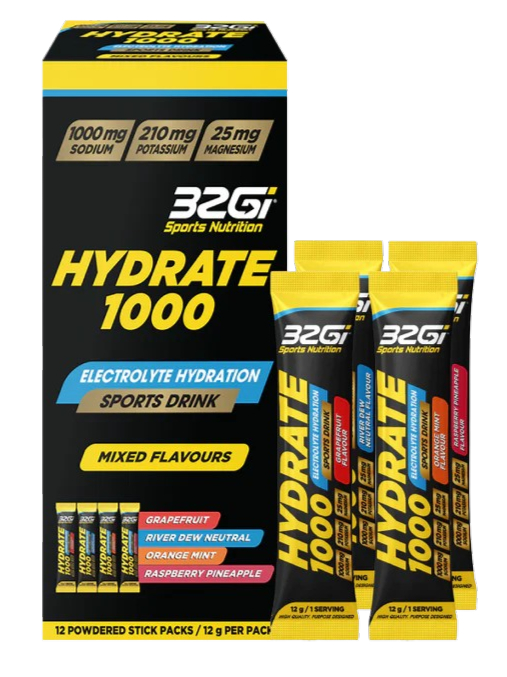 32GI Hydrate 1000 Pack of 12 Sachets