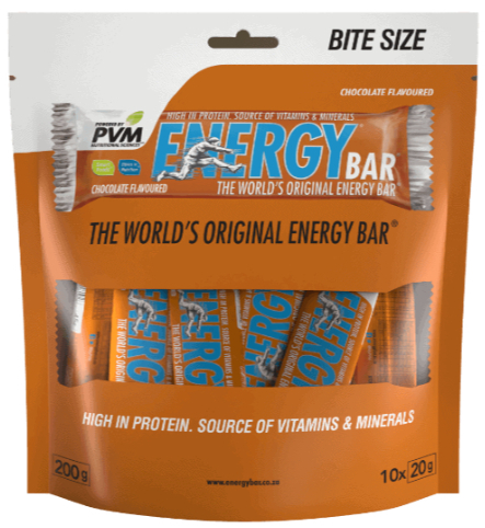 PVM Energy Bite Size 20g Bars - Bag of 10