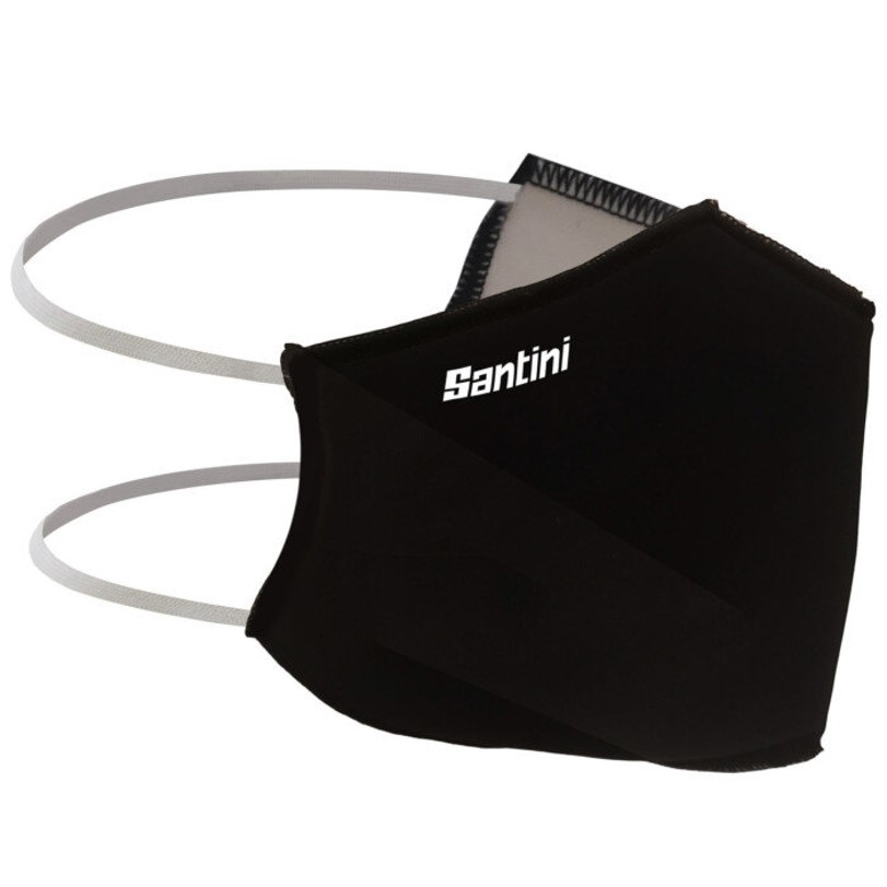 Santini Unisex Black Face Mask