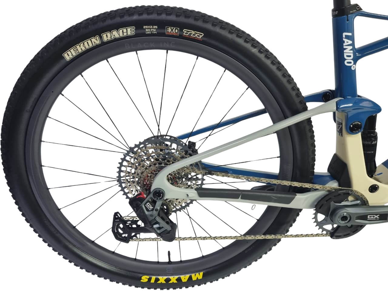 Factor Lando XC Carbon Dual Suspension Mountain Bike - Large