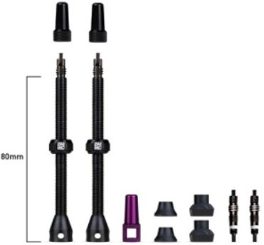 Dynamic Bike Care Barkeeper Tubeless Valve 80mm (1-Set)