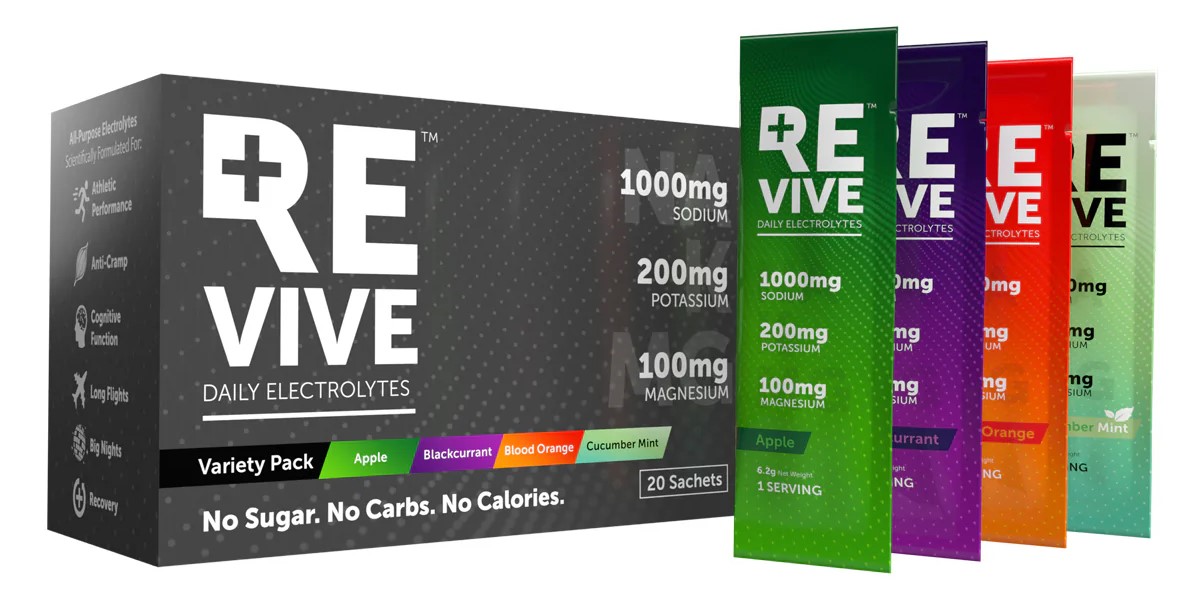 Revive Daily Electrolytes Variety Pack 20 Sachets