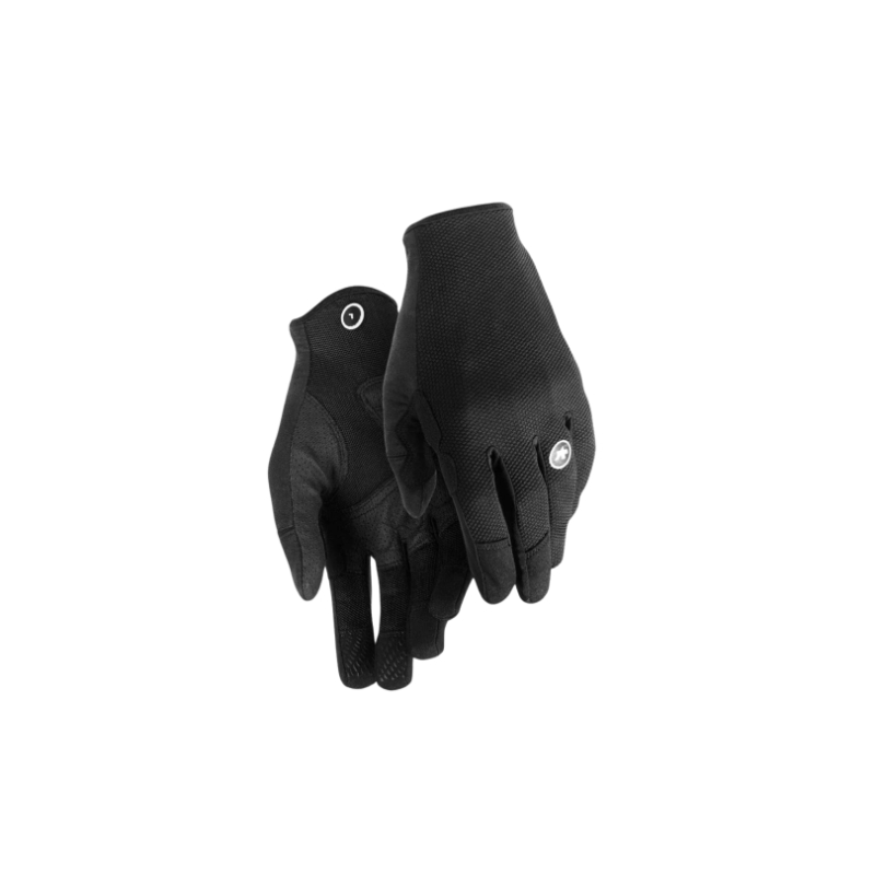 Assos Trail FF Long Finger Black Glove
