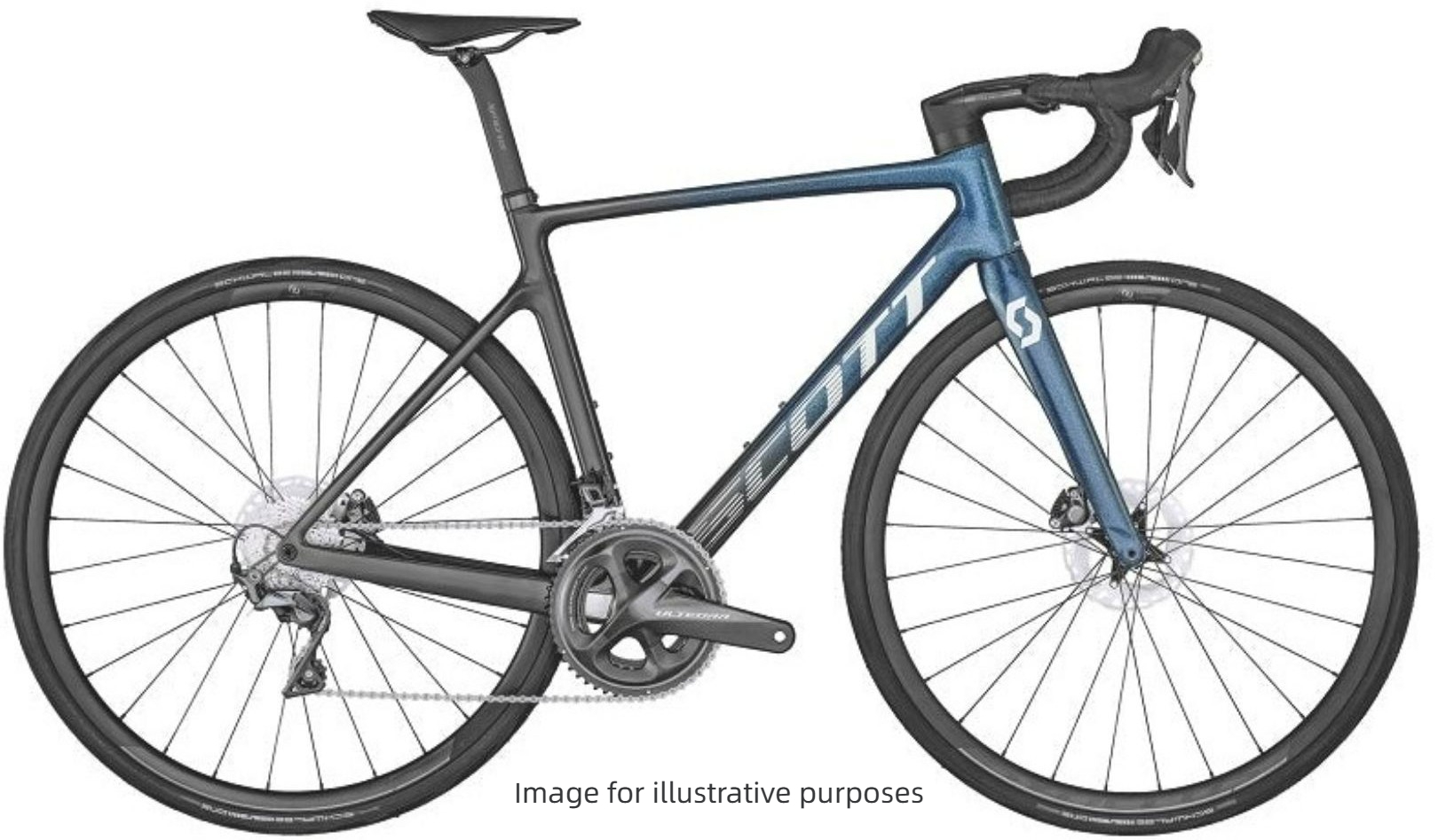 Demo Scott Addict RC40 Carbon Road Bike700c Blue Dark Shadow M 2022 