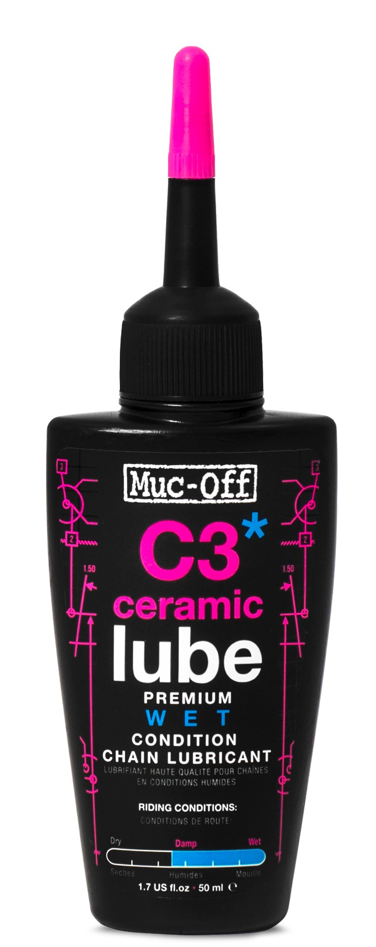 Muc-Off C3 50ML Wet Ceramic Lube 