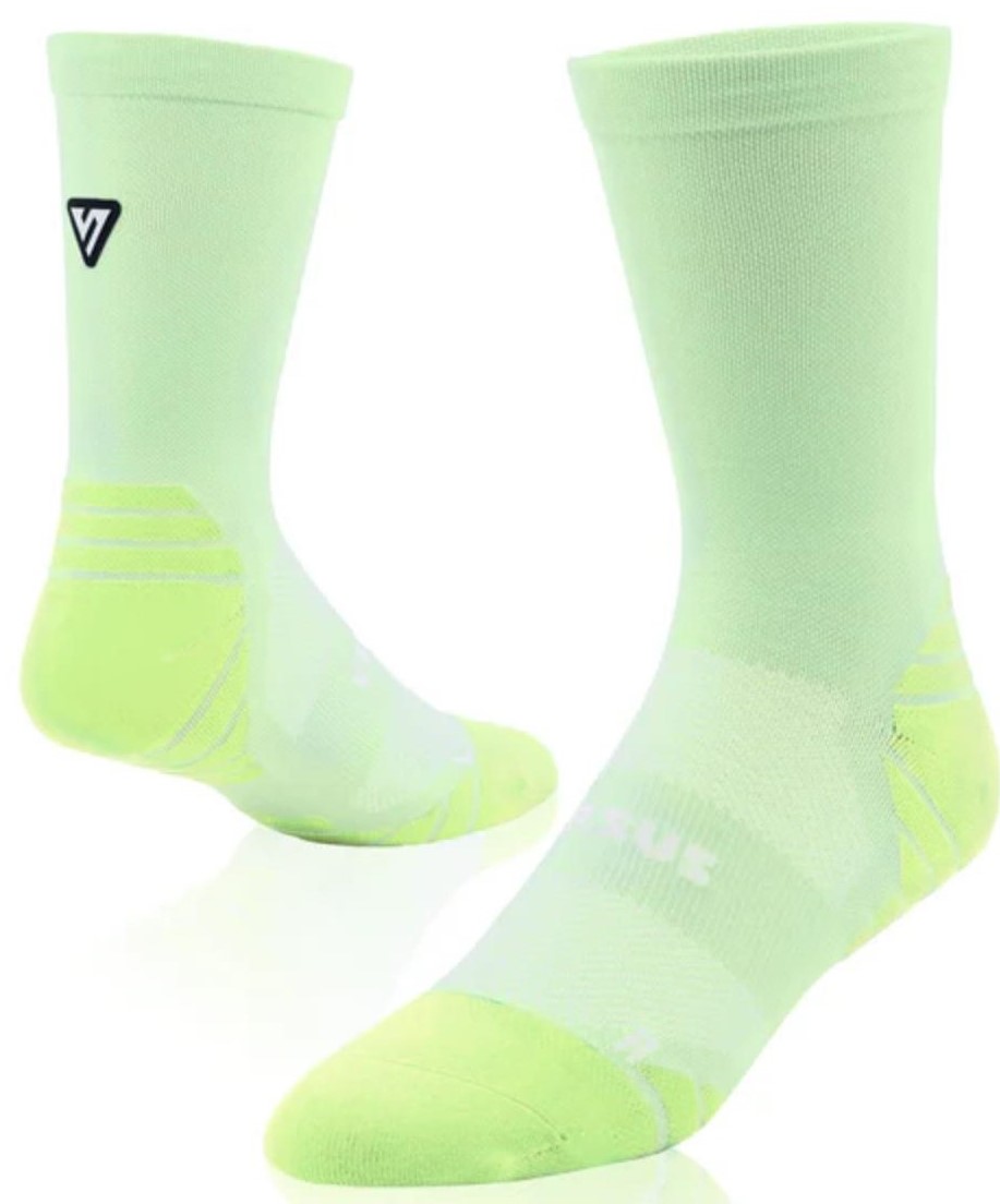 Versus Classic Lime Active Crew Tab Unisex Socks 