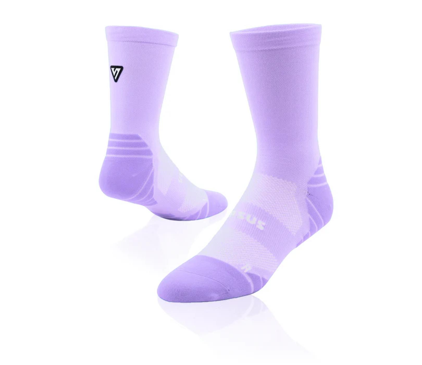 Versus Classic Lilac Active Crew Tab Unisex Socks 