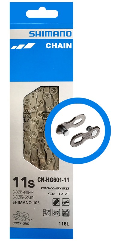 Shimano HG601 11Speed 116Link Quick Link Chain