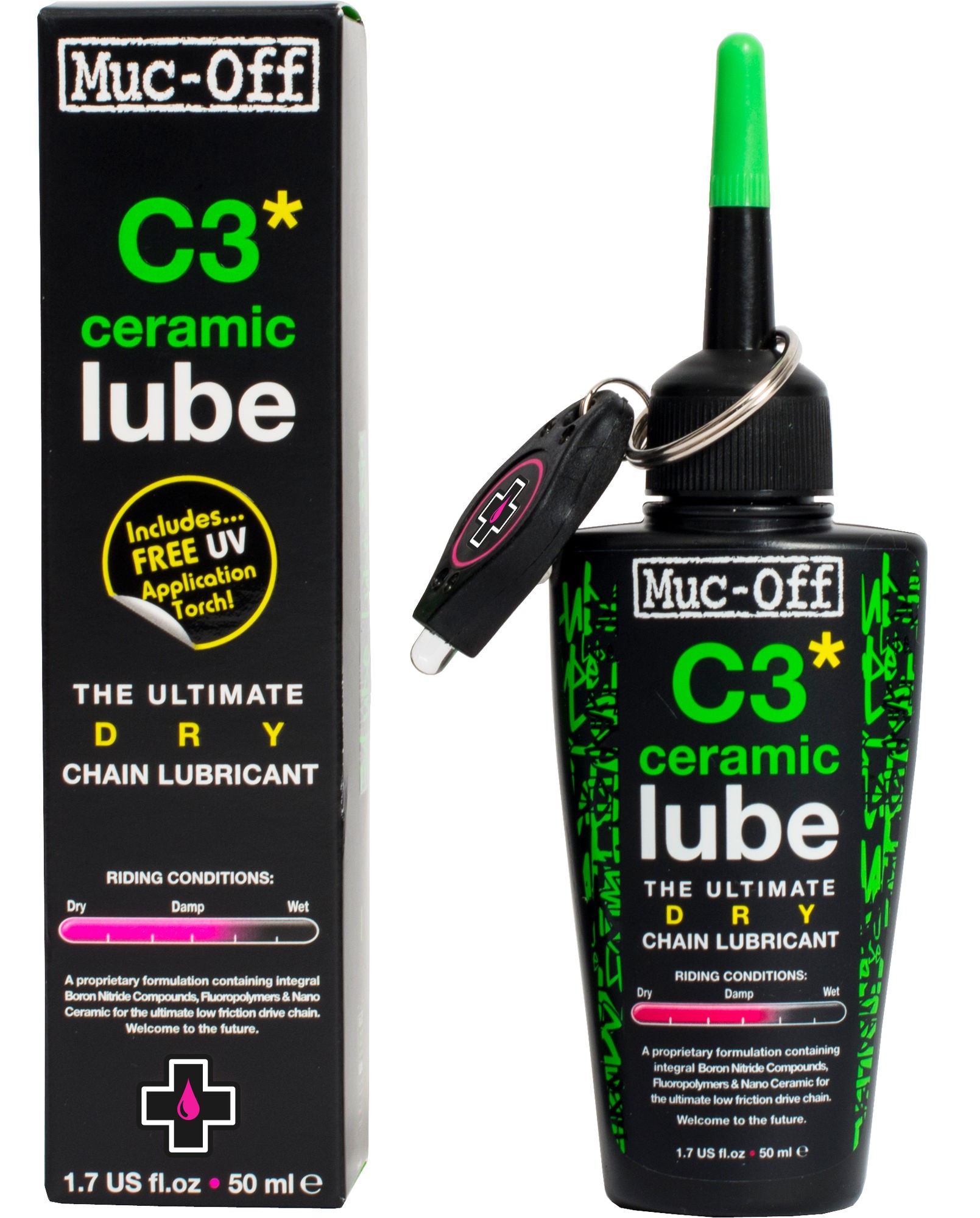 Muc-Off C3 Dry Weather Ceramic Chain Lube 50ml