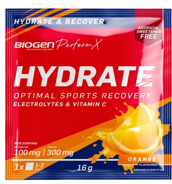 Biogen Sports Hydration 16g Sachet - Orange
