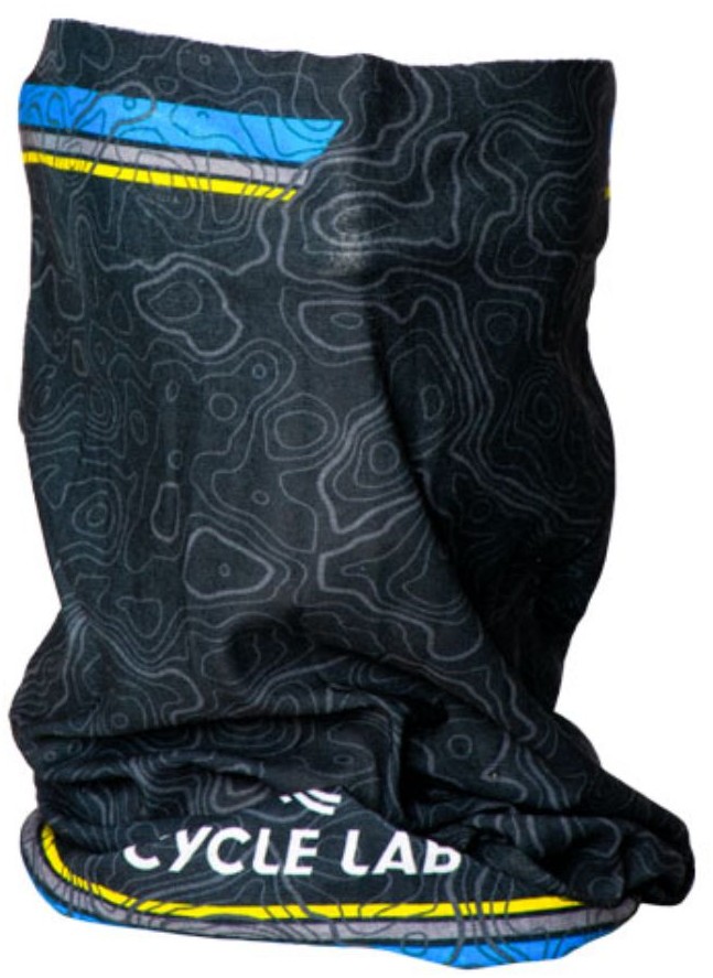 Cycle Lab Unisex Black Grey Contours Snood