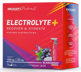 Biogen Electrolyte+ 30 Tabs - Blackcurrent