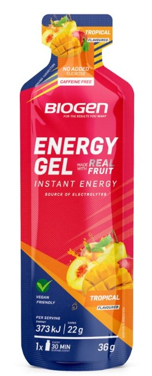 Biogen Real Fruit Energy Tropical Gel 36g 