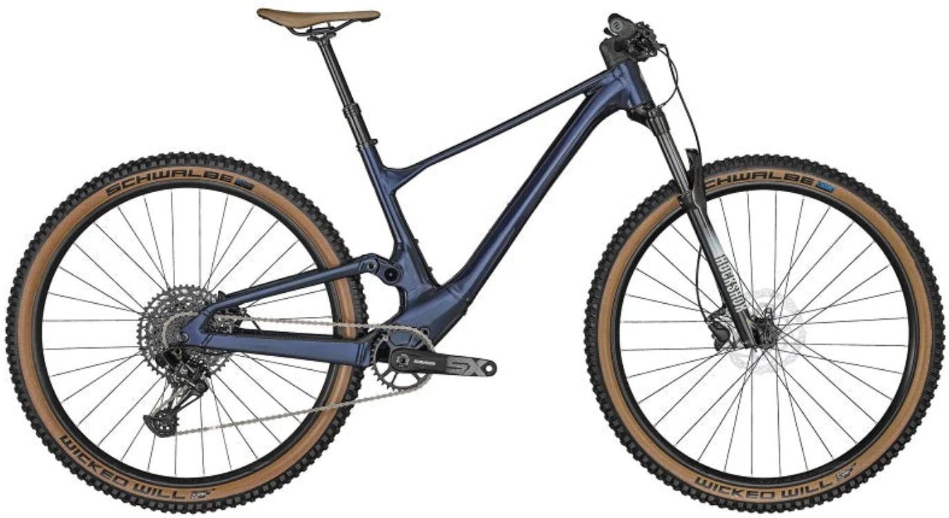 Demo Scott Spark 970 Aluminium Dual Suspension Mountain Bike 2023 29" BLU M