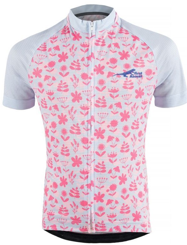 First Ascent Flower Power Short Sleeve Junior Girls Jersey