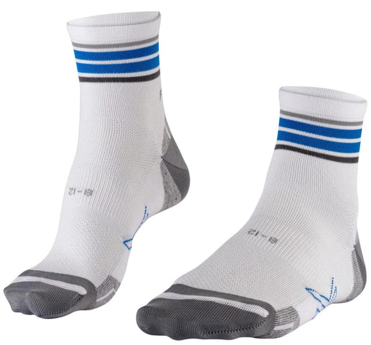 Falke Pedal Pressure Free Mid Calf White Unisex Socks 