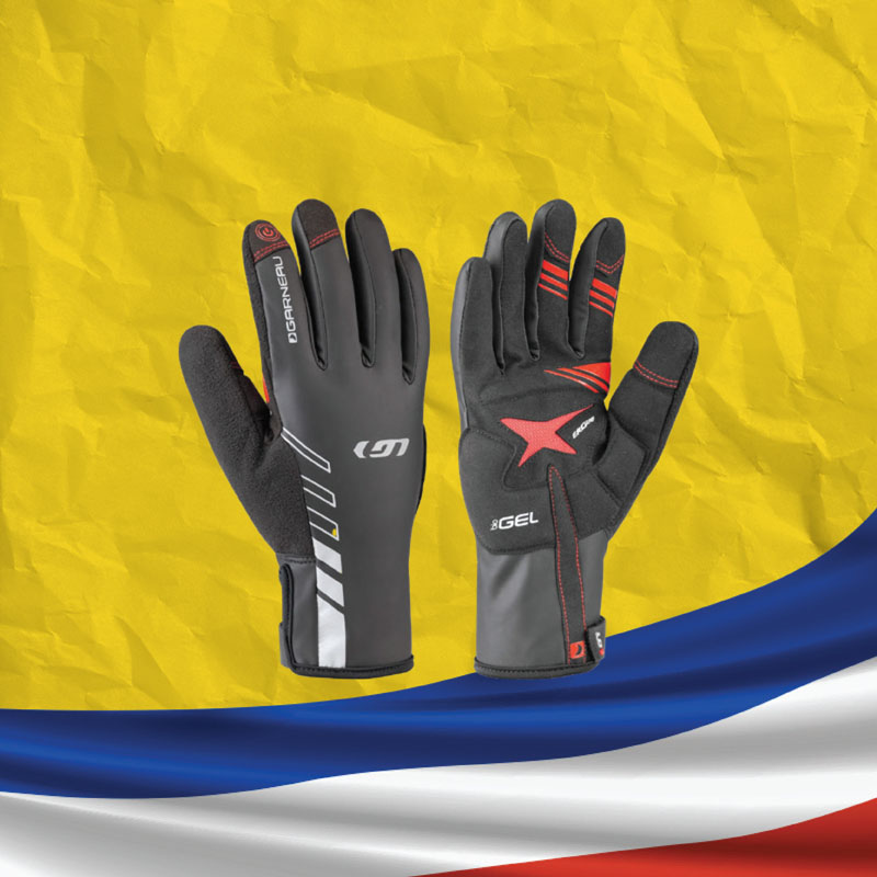 Louis Garneau Unisex Black Rafale 2 Winter Long Finger Gloves