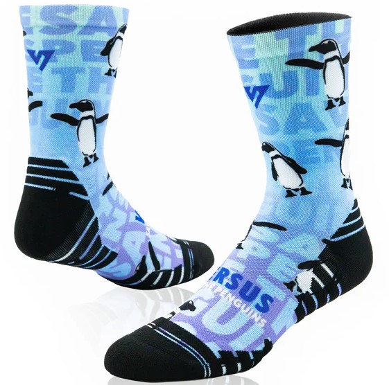 Versus Active Crew Safe The Penguin Unisex Socks 