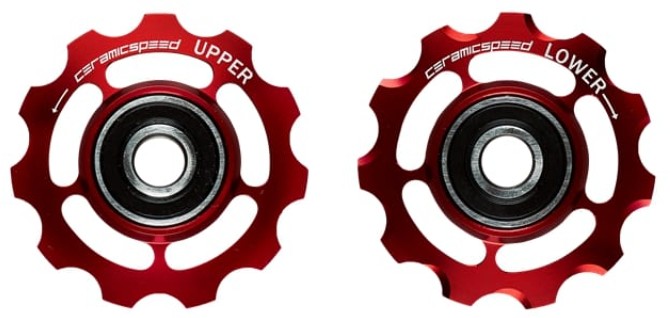 CeramicSpeed Campagnolo 11S Pulley Wheels - Red 