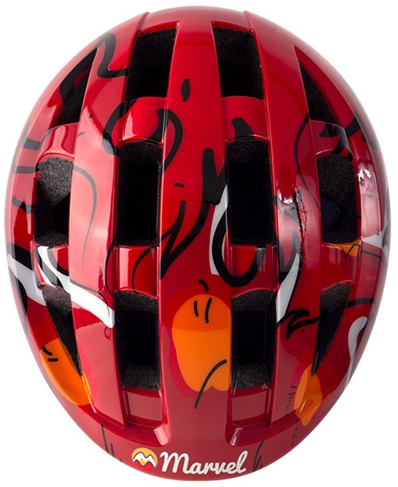 Marvel Lil Shredster Red Flames Junior Helmet
