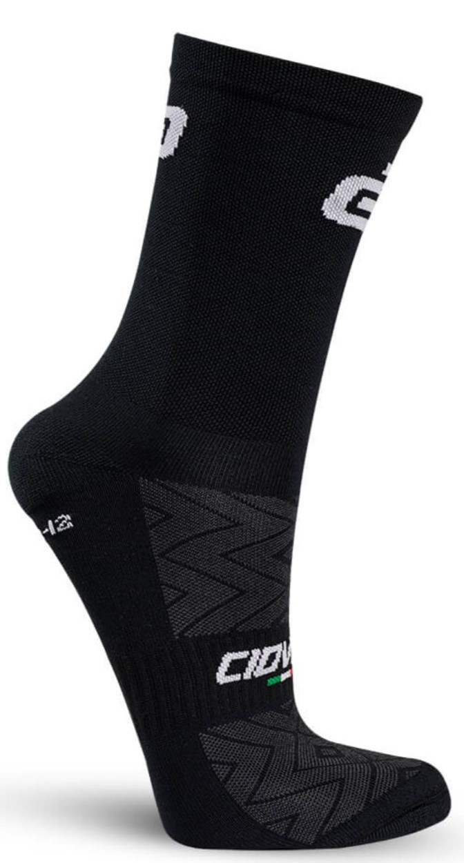 Ciovita Crew Black Unisex Socks