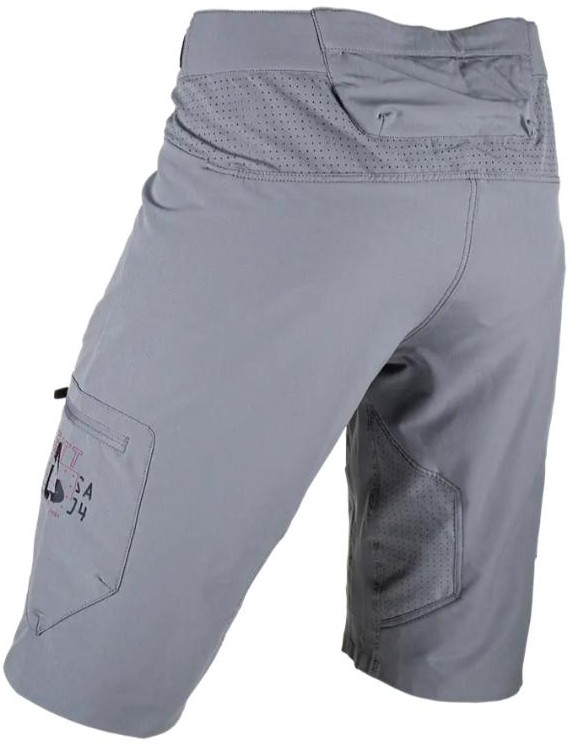 Leatt AllMtn 2.0 Titanium Grey Men's Baggy MTB Shorts 